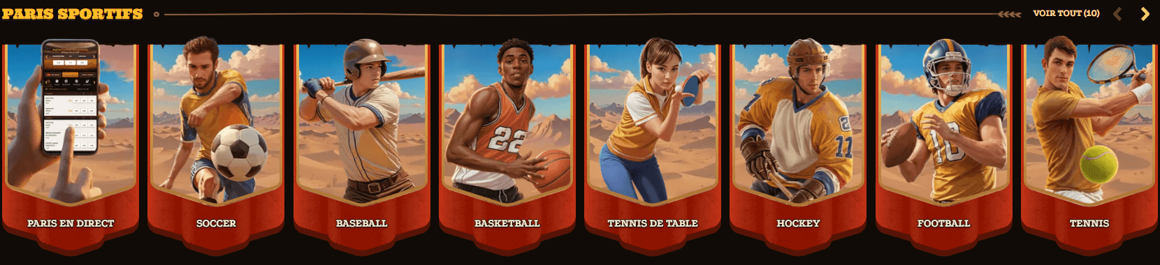 Lizaro Casino - Sports